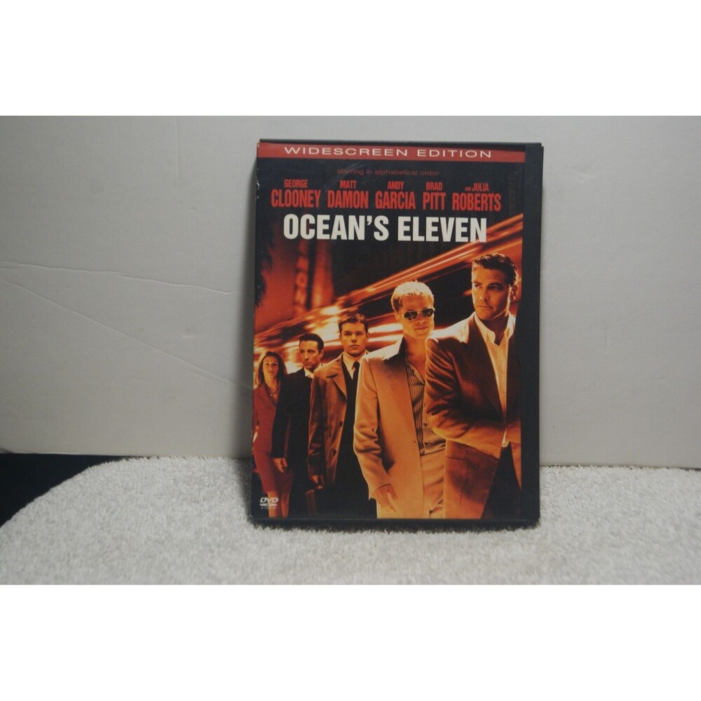 Ocean's Eleven (DVD, 2001) WS Casino Robbery Action Thriller George Clooney